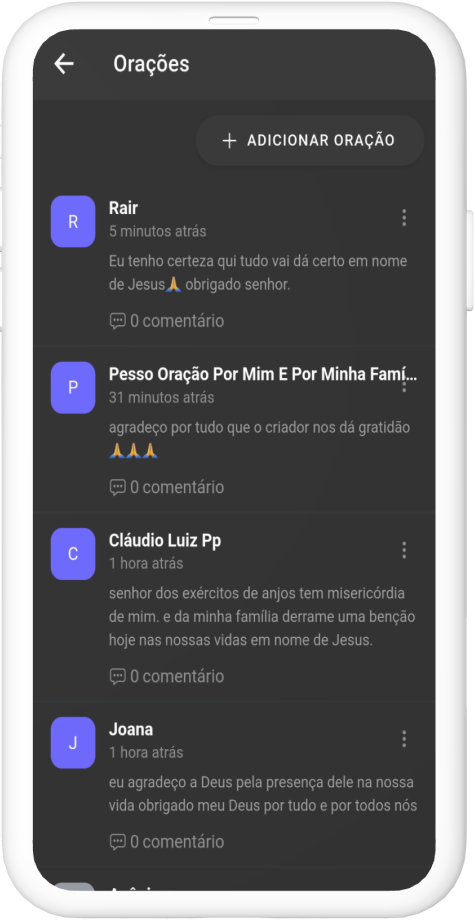 Captura de tela do app Bíblia em Áudio