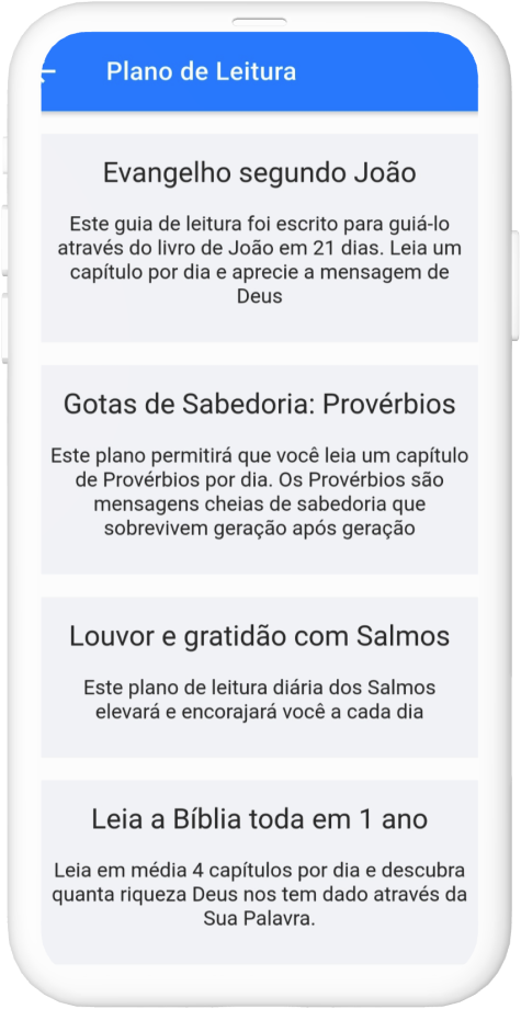 Captura de tela do app Harpa Cristã